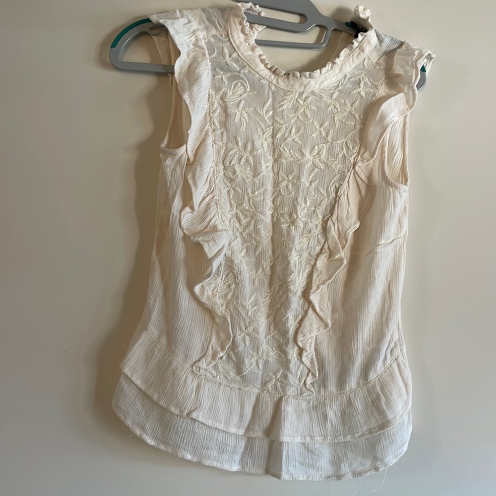 Airy sleeveless blouse XS Fairycore cottage